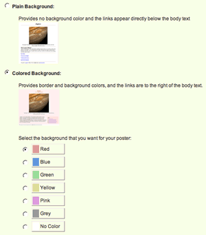 layout and color