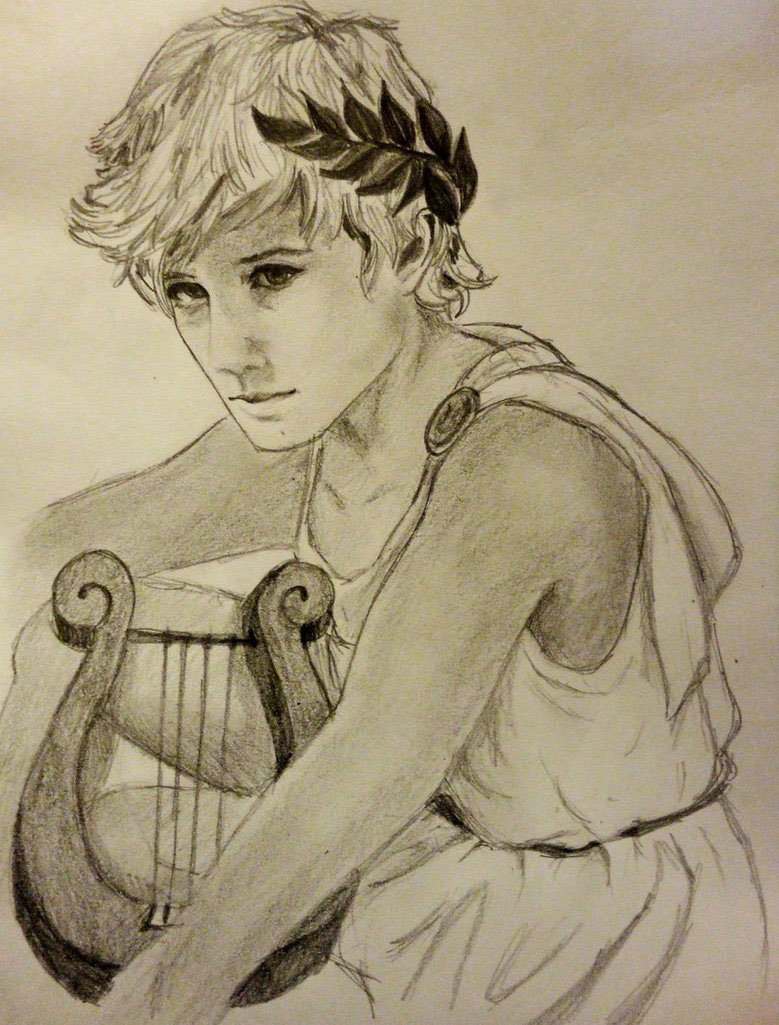 Apollo Greek God Drawing